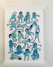 Load image into Gallery viewer, Human Yoga A3 Giclée Print